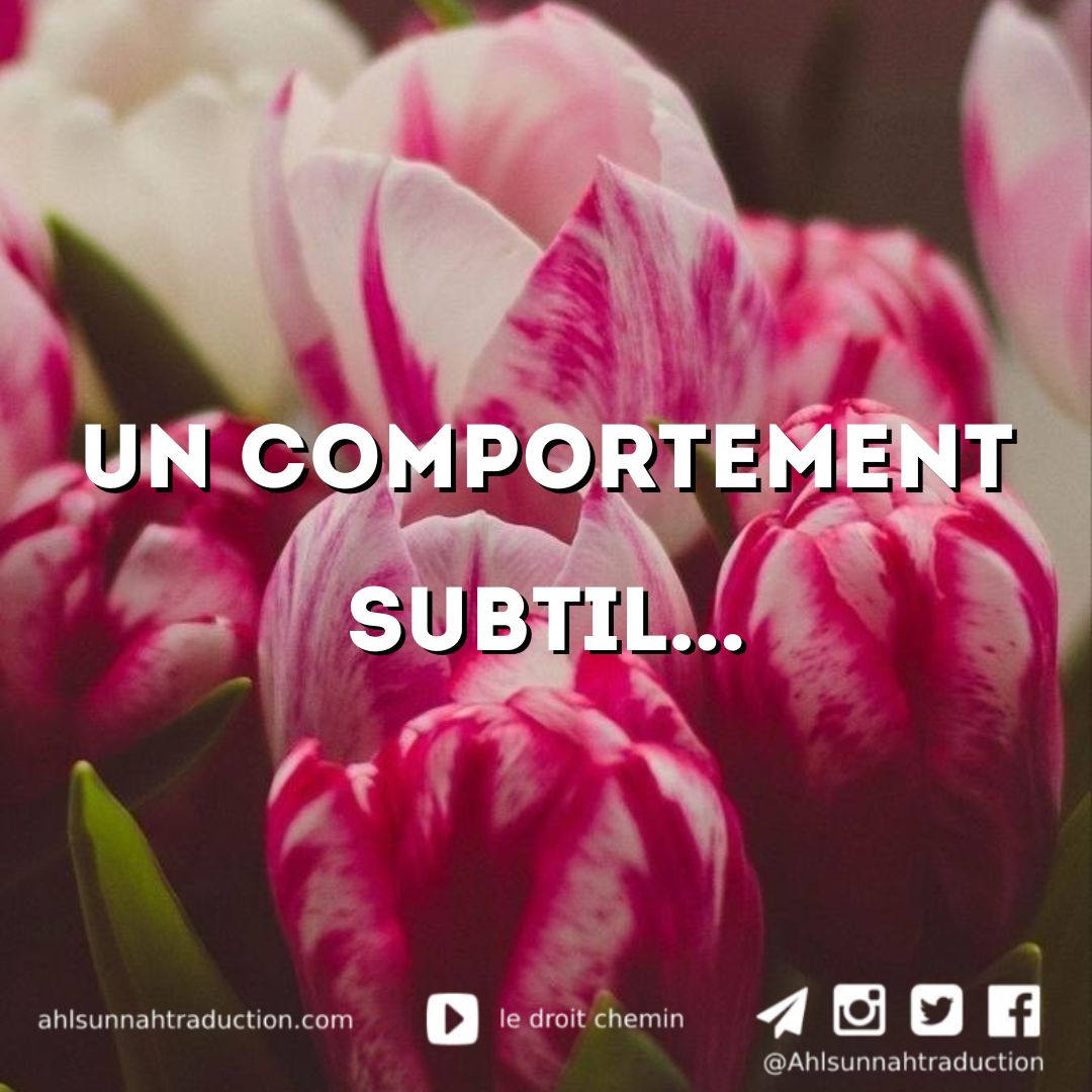 Subtil Language Un comportement subtil.. - Ahl Sunnah Traduction