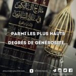 Parmi les plus hauts degrés de générosité…